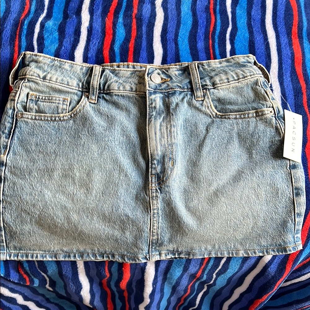 NWT Pacsun Denim Mini Skirt